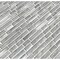 Msi Silver Canvas Interlocking 12 In. X 12 In. X 8 Mm Glass Mesh-Mounted Mosaic Tile, 10PK ZOR-MD-0452 - alternate 4